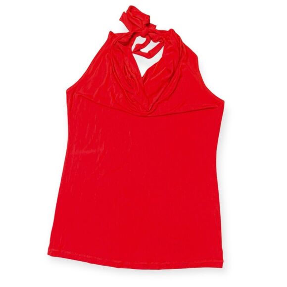 CABI Women’s Red Sleeveless Scarlet Tie-Back Tank Top Size Small Style #3051 - Picture 3 of 6